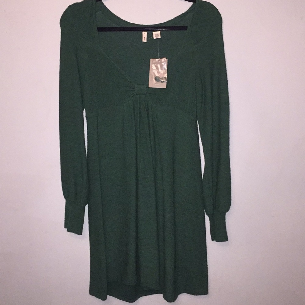 Moth emerald green dress